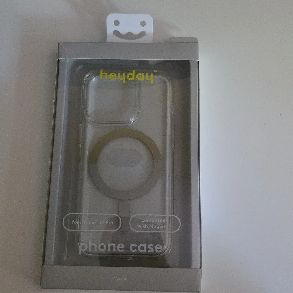 heyday iphone 14 Pro Clear Phone Case Compatible With MagSafe
